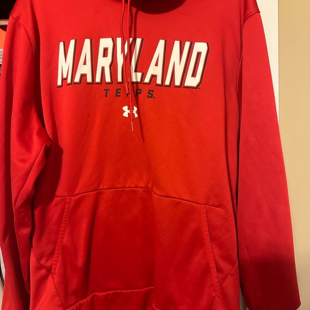 Under Armour Red Maryland Terps Sweatshirt